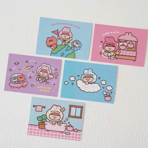 NAZO×可愛大王|明信片套組(5入)