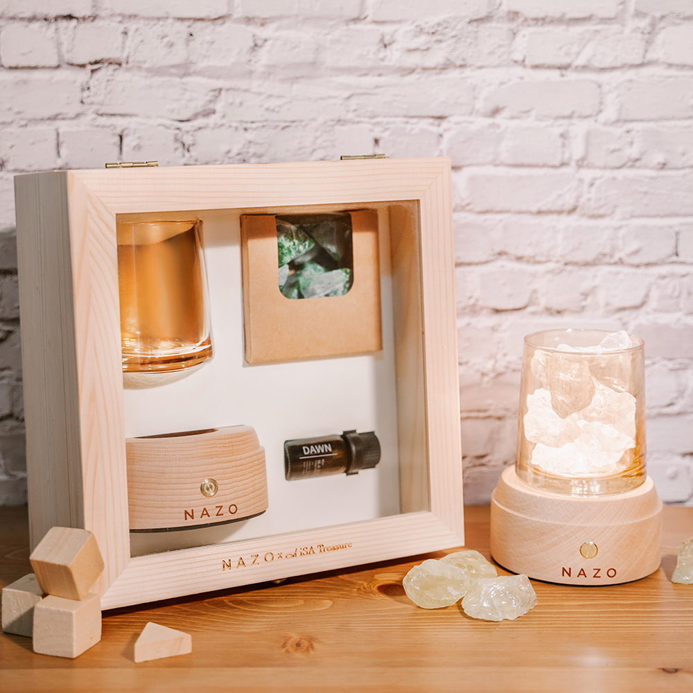 新版水晶擴香音樂禮盒組 夕陽午茶 #06【花香木質調】