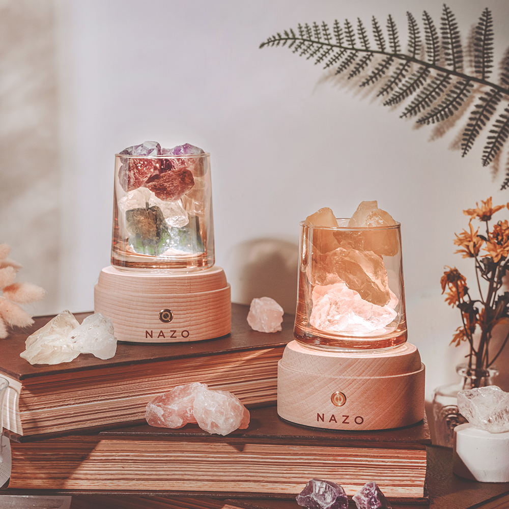 新版水晶擴香音樂禮盒組 清晨霧露 #05【木質調】